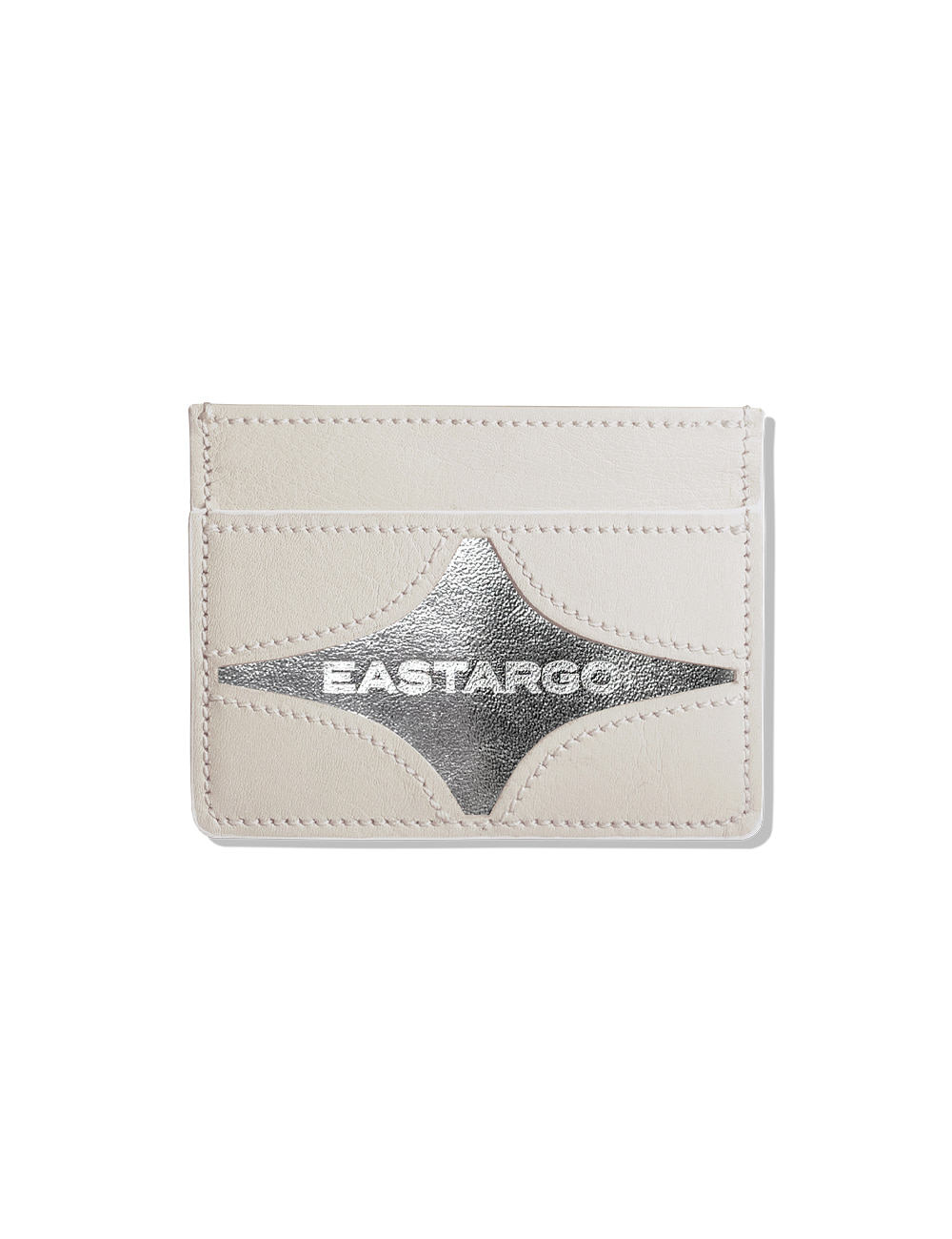 STING CARD WALLET IVORY WHITE (SILVER)
